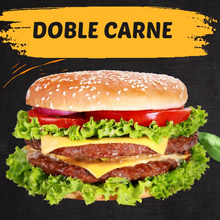 Hamburguesa Doble Carne