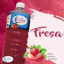 Agua de Fresa 1L.