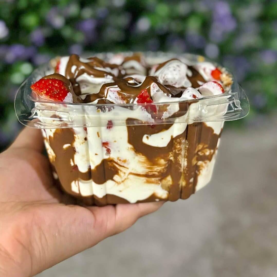 Fresas con Crema 1/2 Litro
