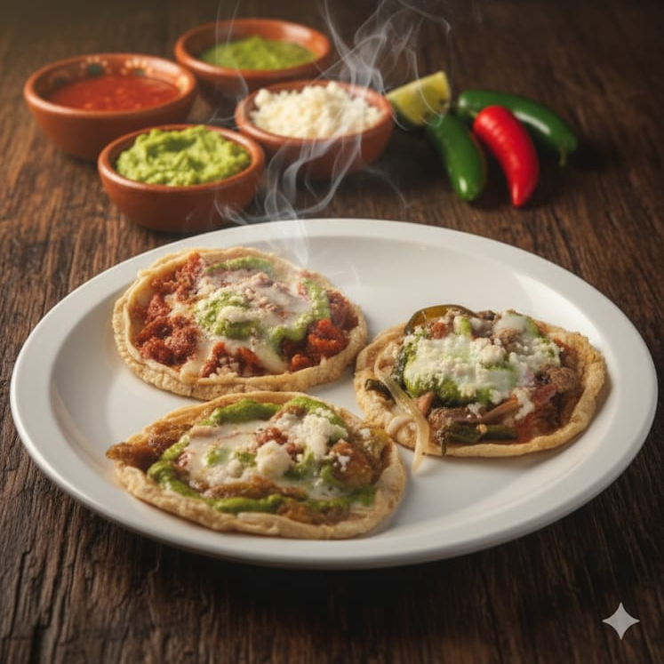 3 Pellizcadas de Bistec