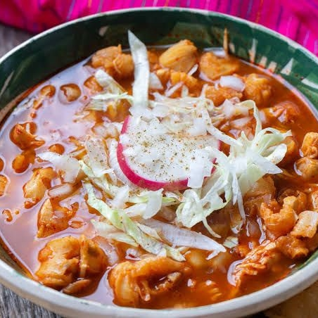 Pozole Rojo de Cerdo