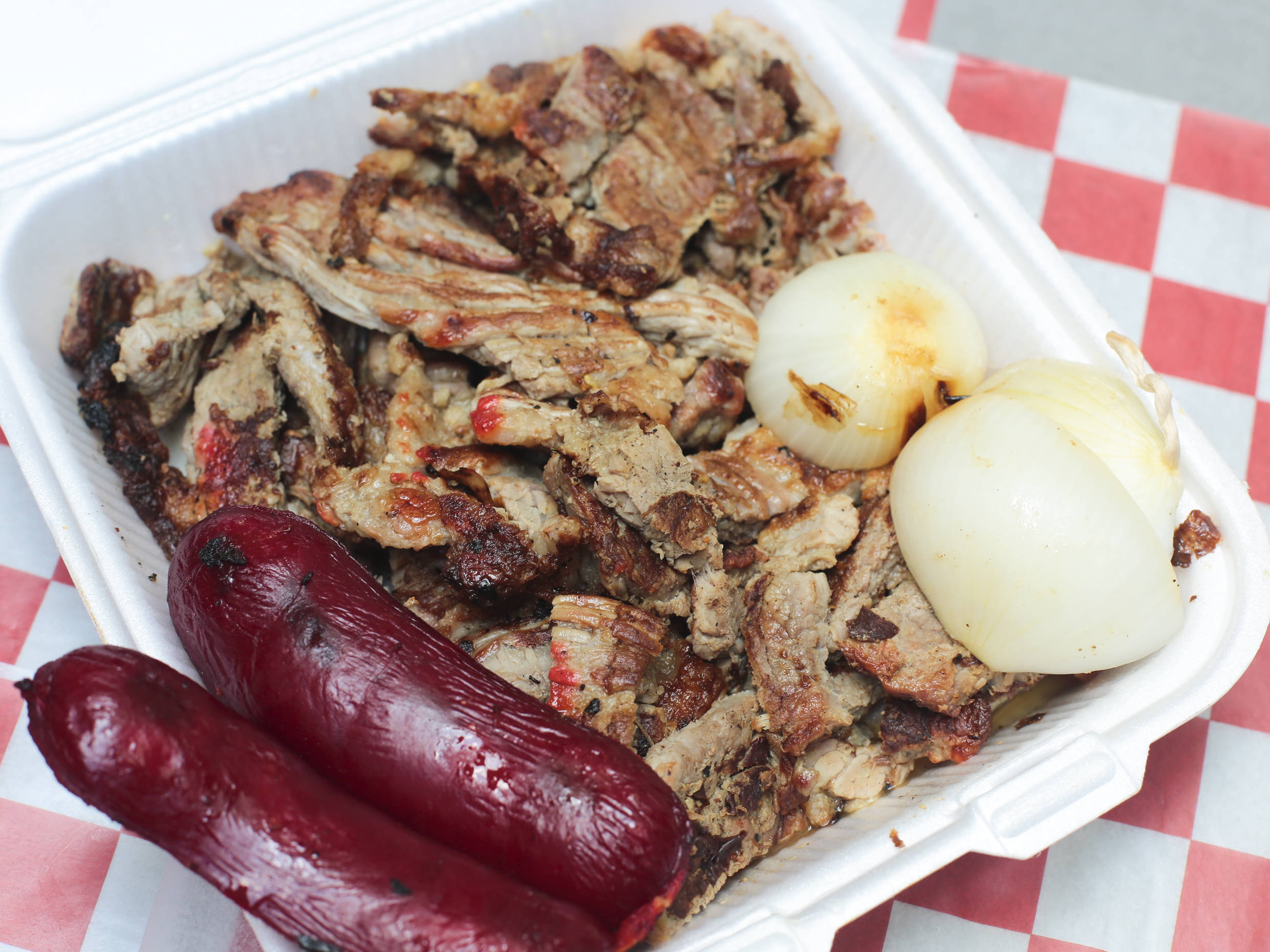 1/2 Kilo de Carne, 3 Sal, 1/2 Arroz , 1/2 papas