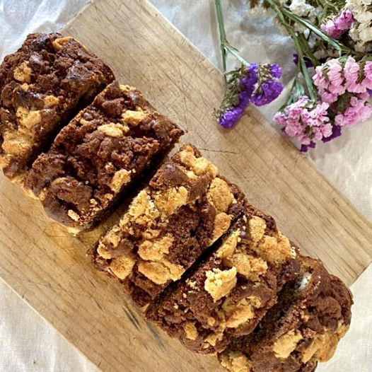 REBANADA DE PANQUE DE PLATANO CON TRIPLE/CHOCOLATE
