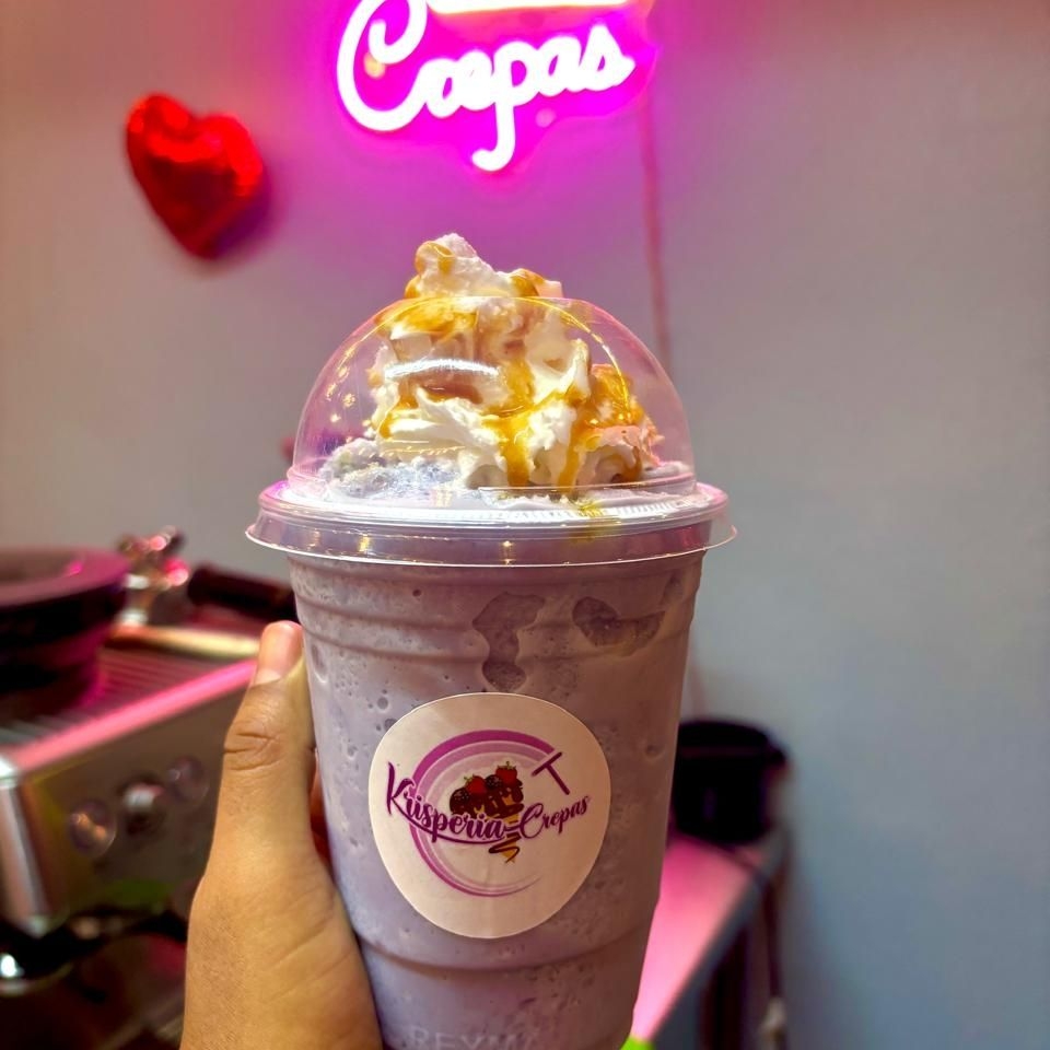 Taro Latte Frio 16oz