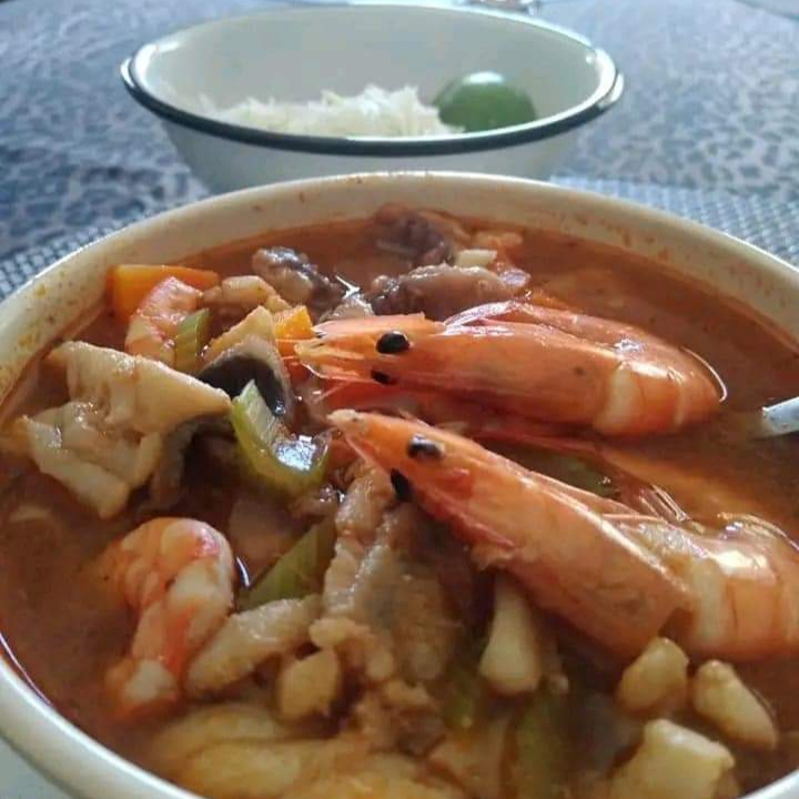 Cahuamanta con Camarón