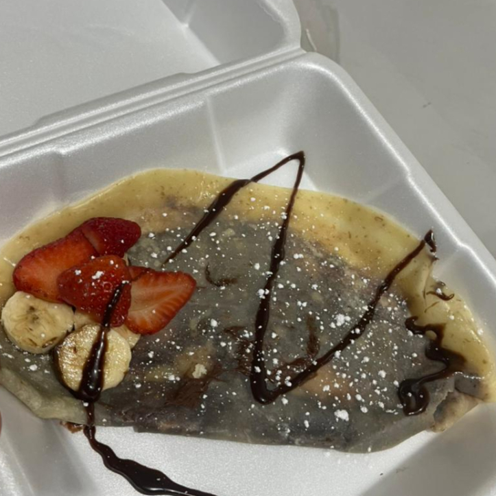 Crepa con NUTELLA y Fresas Frescas