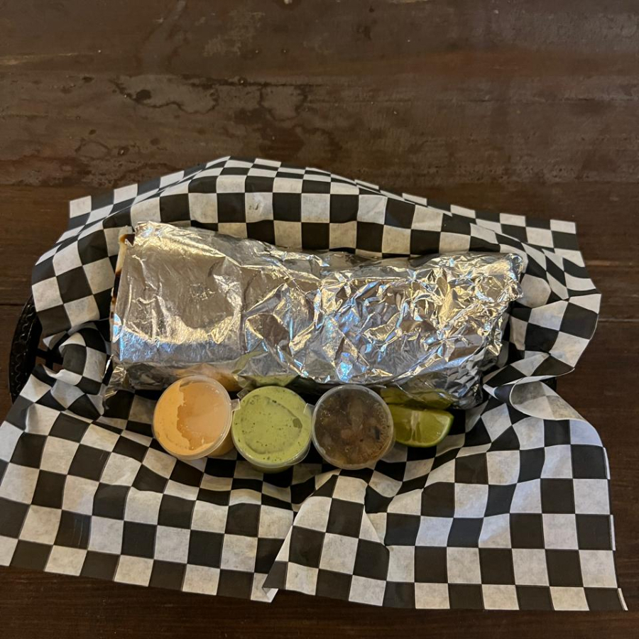 Medio burro vaquero