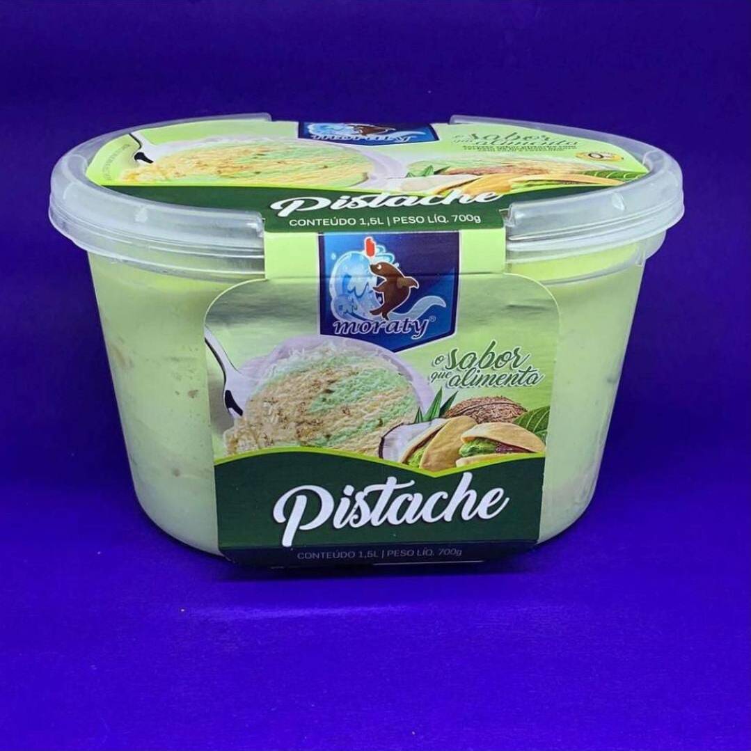 💚 Pistache — 1,5L
Para os apaixonados por sabores especiais! Um sorvete cremoso e marcante de pistache, com aquele sabor único e sofisticado que conquista desde a primeira colherada. 💚✨