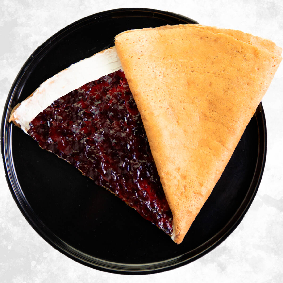 Crepa de Philadelphia con Mermelada