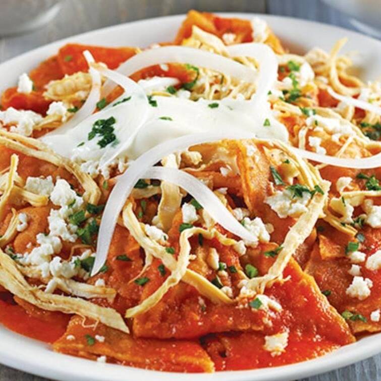 Chilaquiles con carne