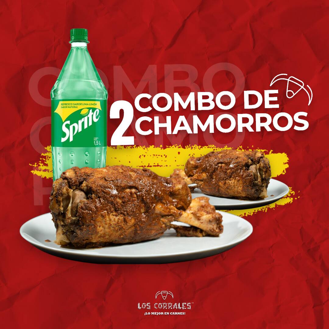 Combo 2 Chamorros Adobados + Refresco 1.5 Lt
