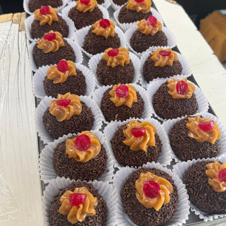 Fabricação própria, massa de bolo