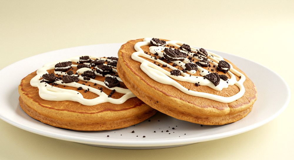 Pancakes de Oreo