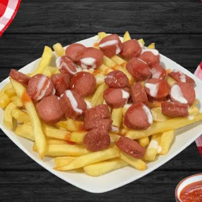 Salchipapas Chicas.