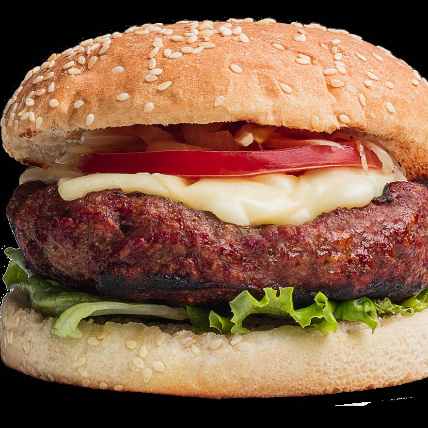 Hamburguesa sirloin con tocino