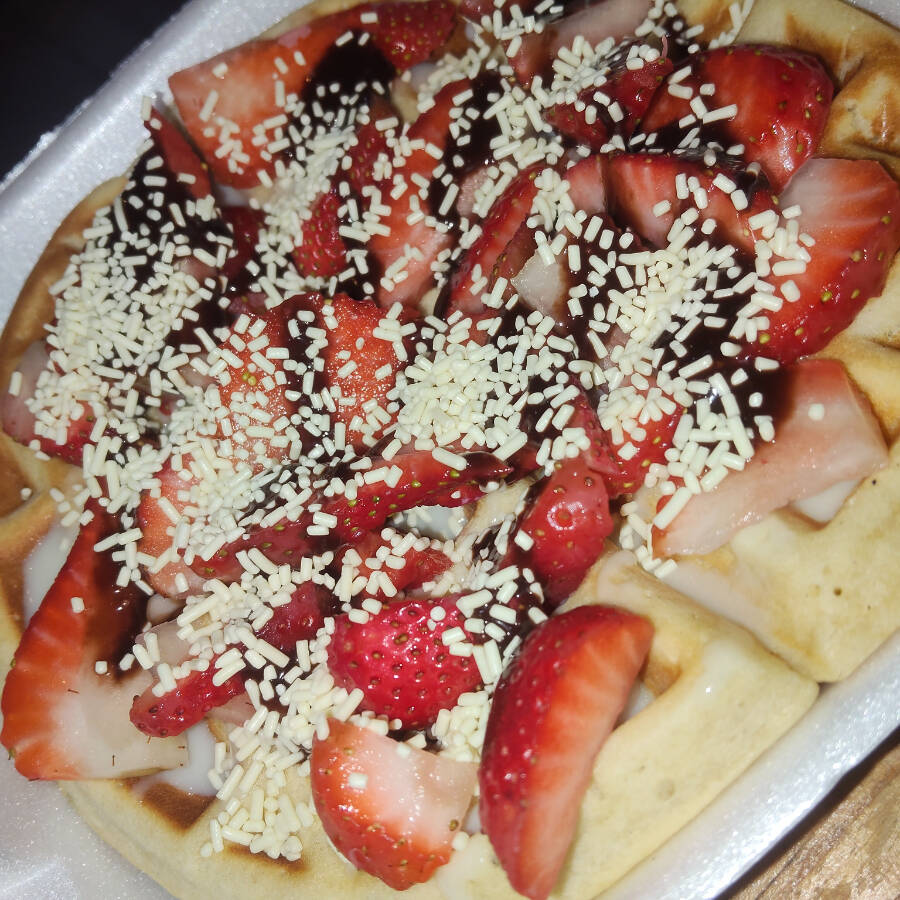 Waffle fresa!