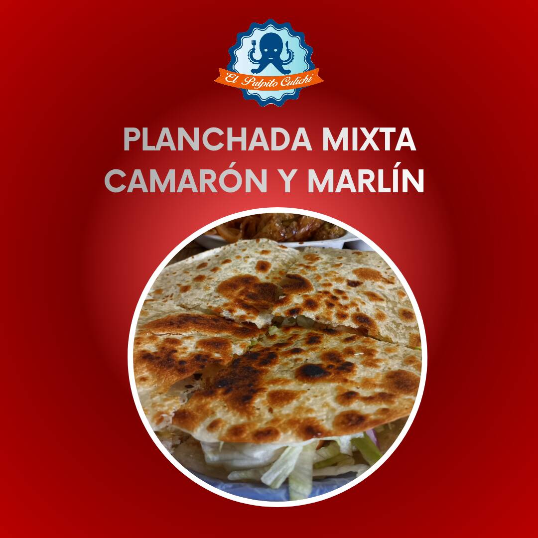 Planchada mixta (camarón y marlín)