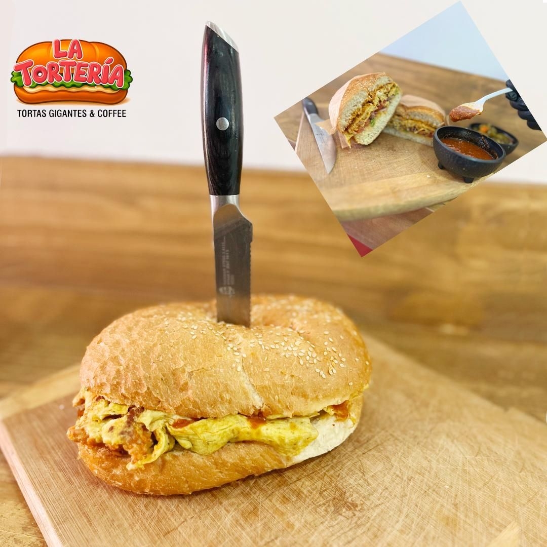 Torta de huevo con chorizo