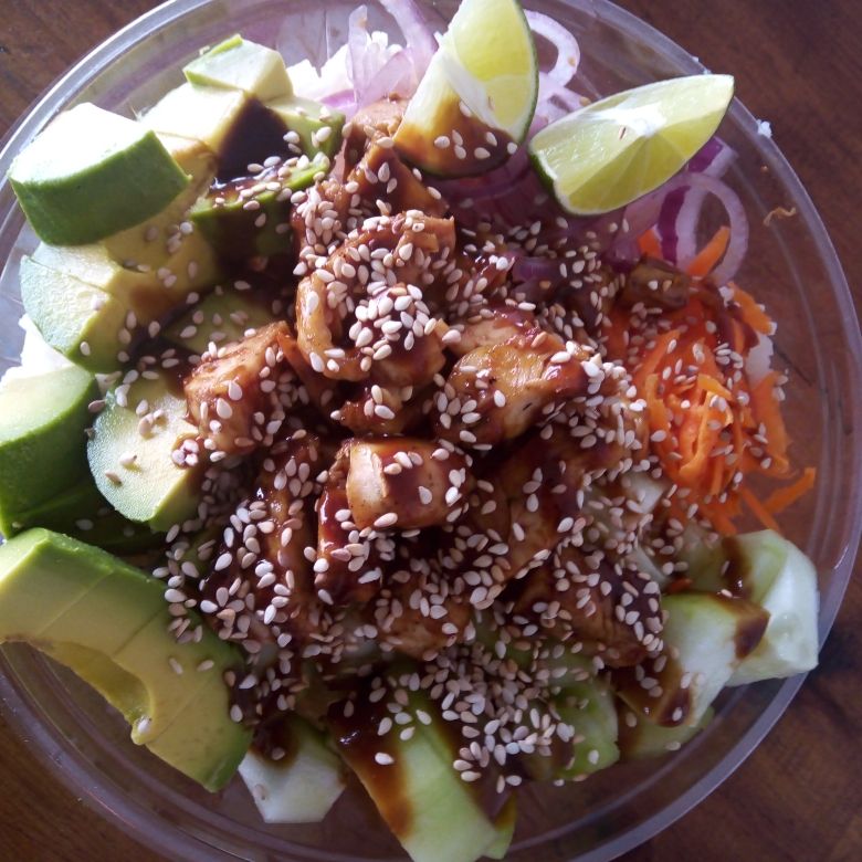 Poke de Pollo Teriyaki