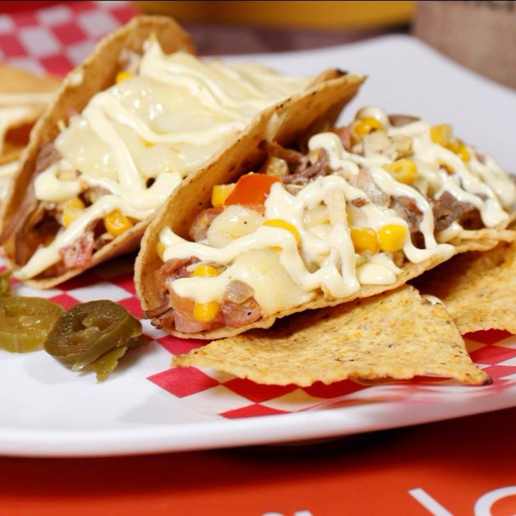 Tacos + Nachos.