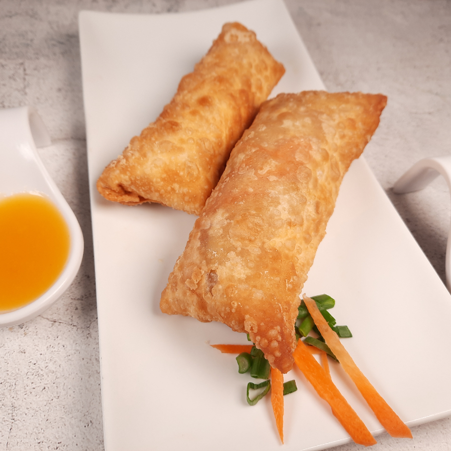 Egg Roll Queso con Camarón
