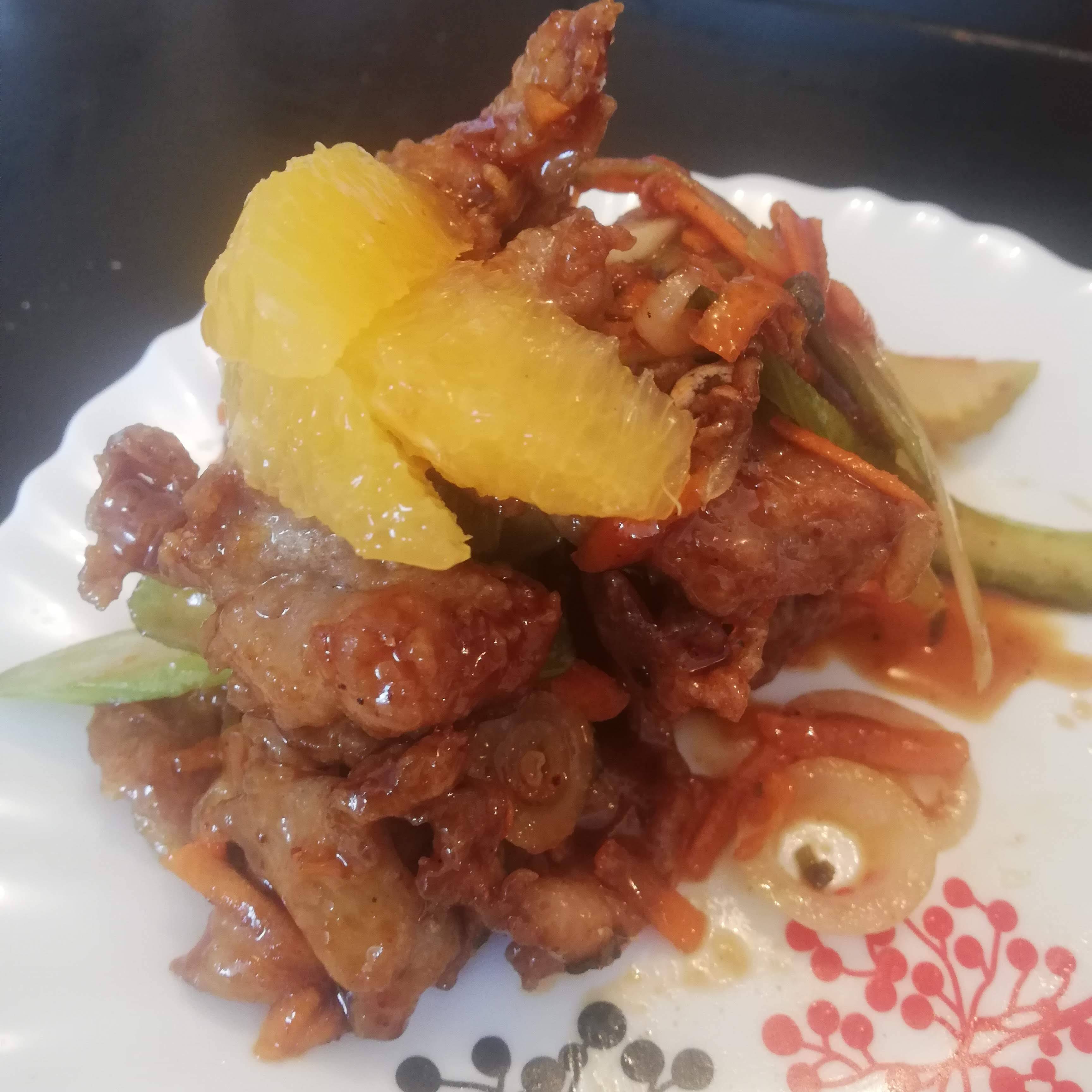 Carne de Res a la Naranja