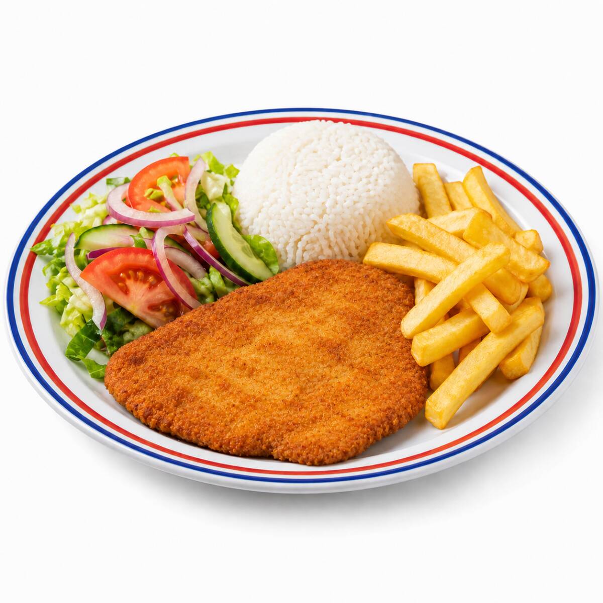 Milanesa de Pollo con Papas