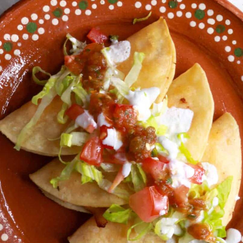 4 Tacos Suaves de Maiz