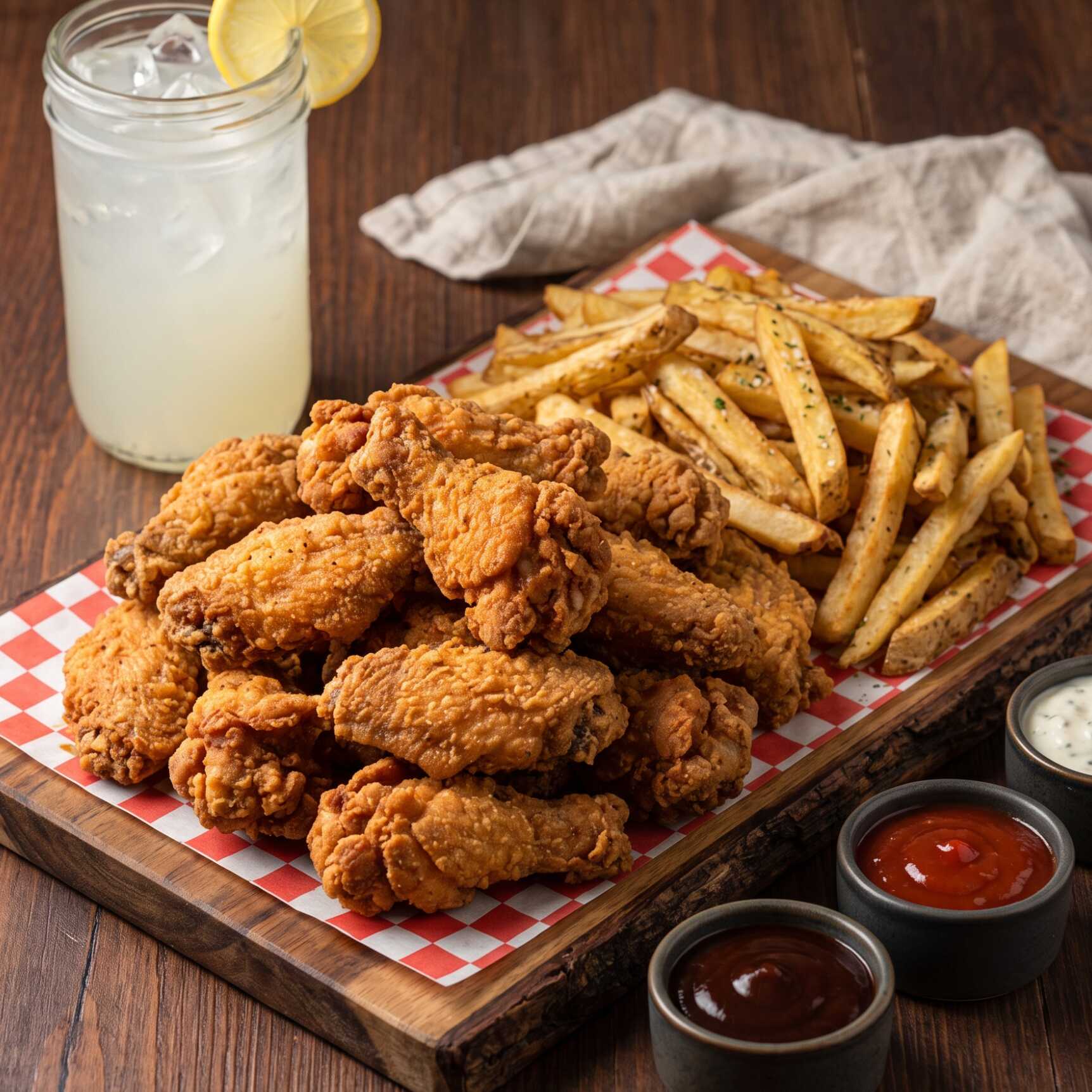 Combo 18 Alitas + Papas + Bebida