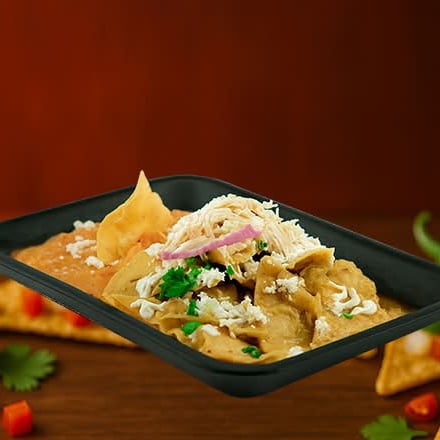 Chilaquiles Con Pollo Y Frijoles