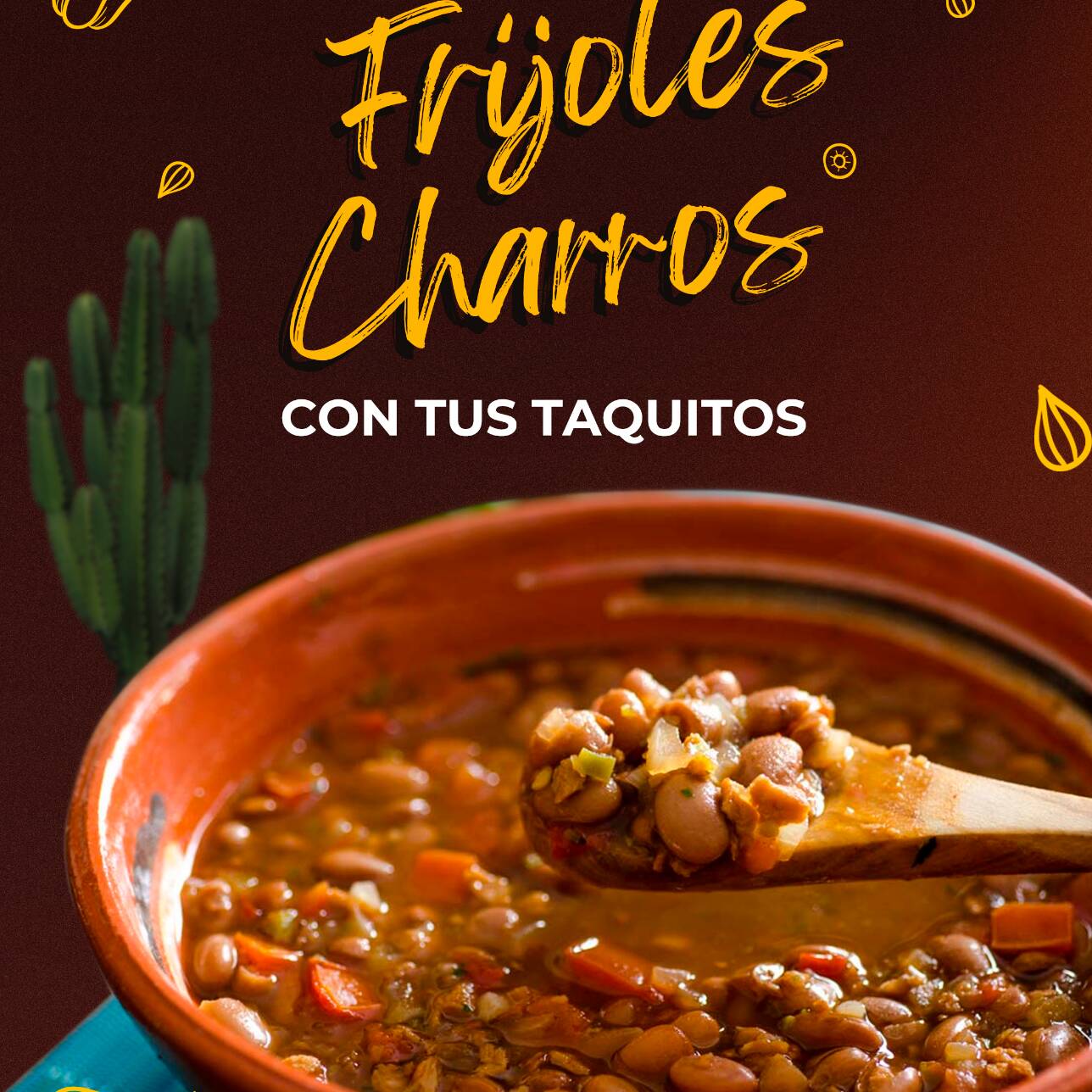 Frijoles Charros 1/4