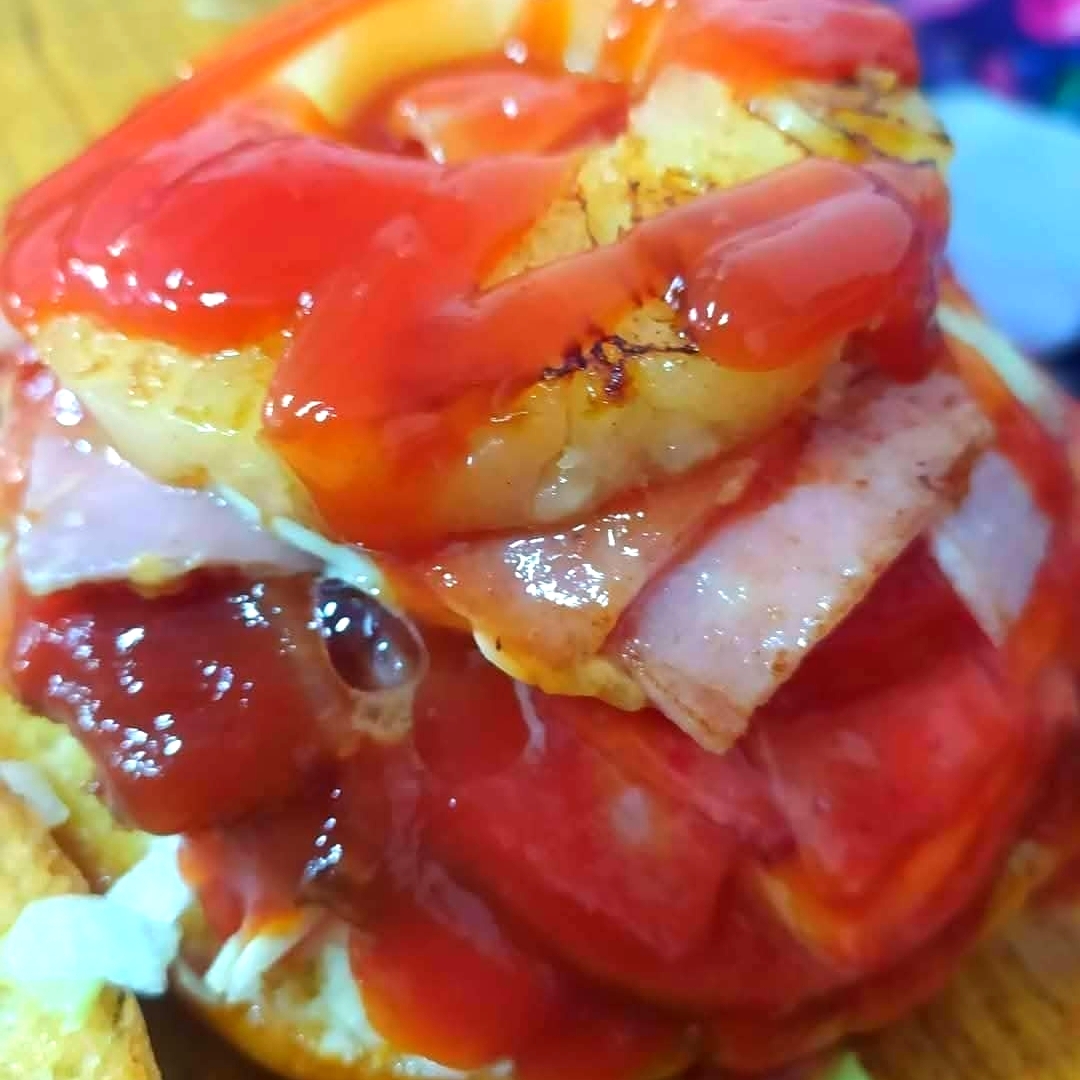 Hamburguesa Grande Hawaiana