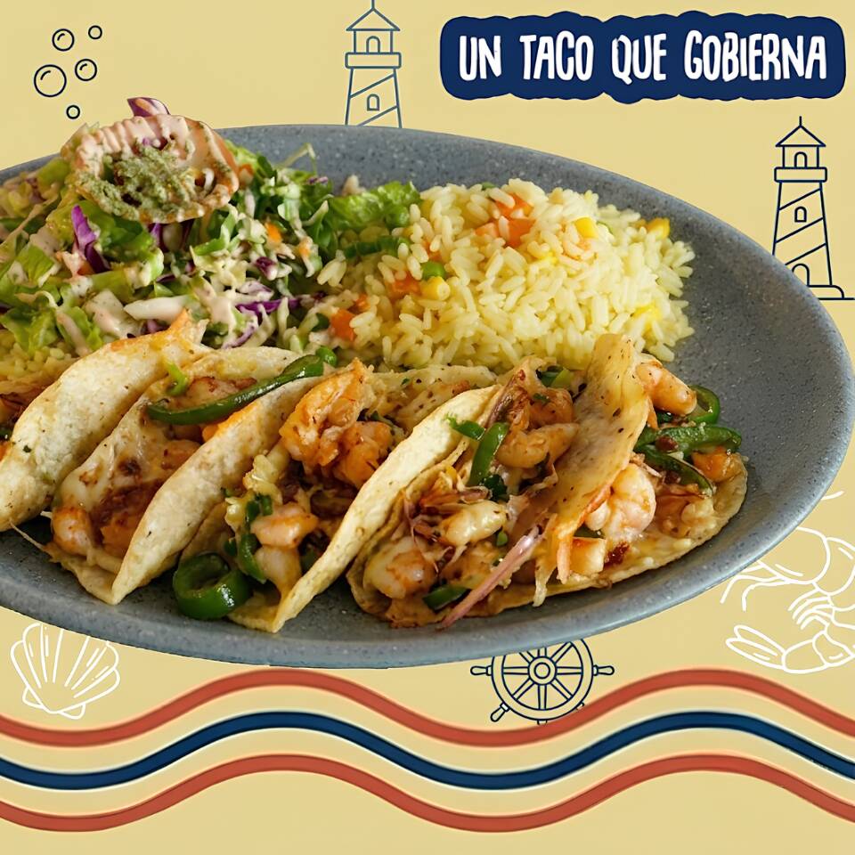Tacos Gobernador 4 pz
