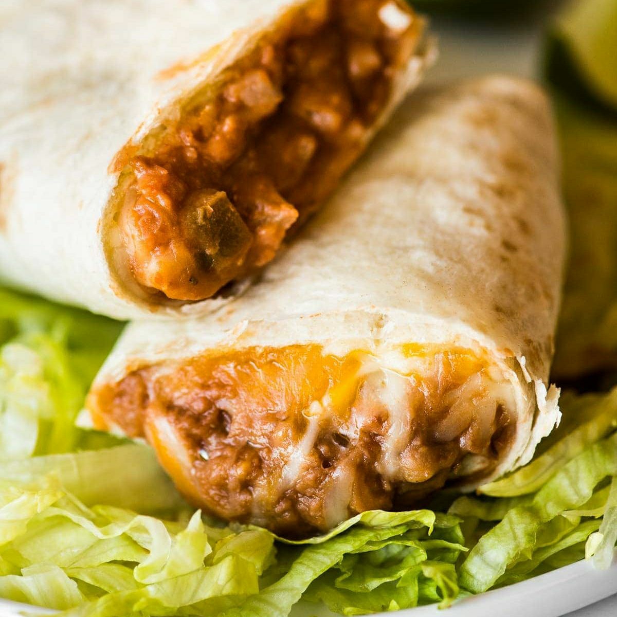Burrito de Frijol con Queso