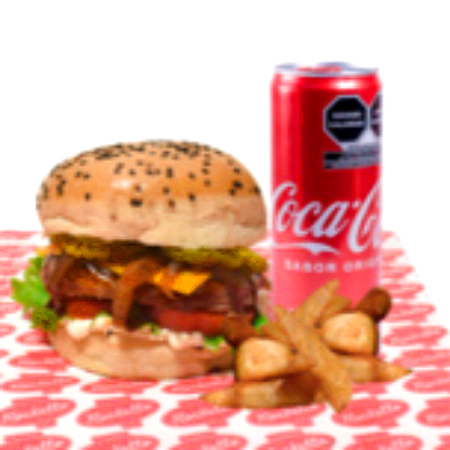 Súper Combo: BBQ Clasic + Papas + refresco