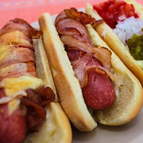 Hot Dog Sencillo Tocino