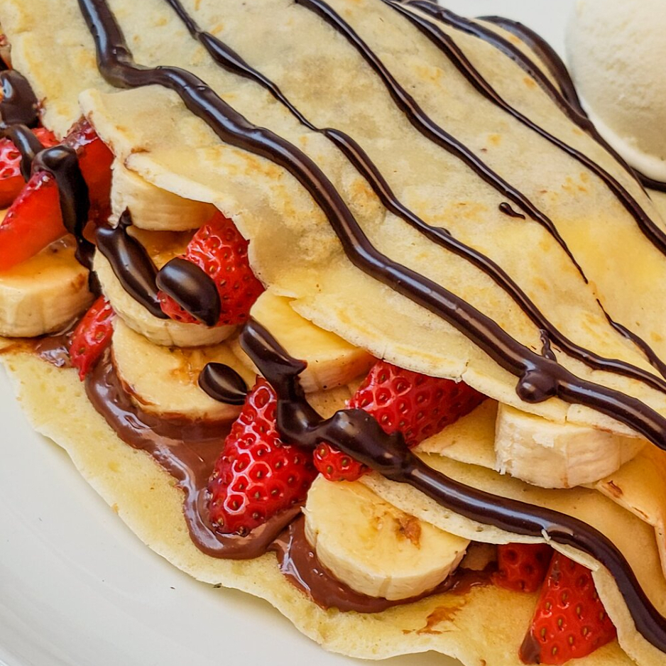 Crepa plátano/fresa!