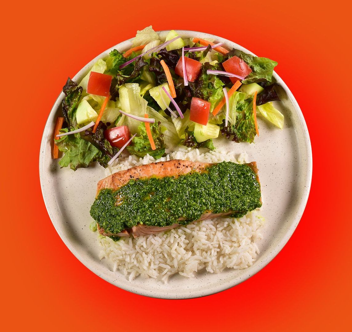 Salmon Al Pesto
