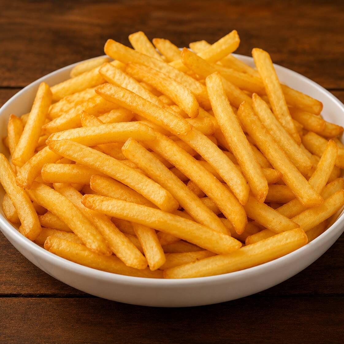 Batata frita sequinha.