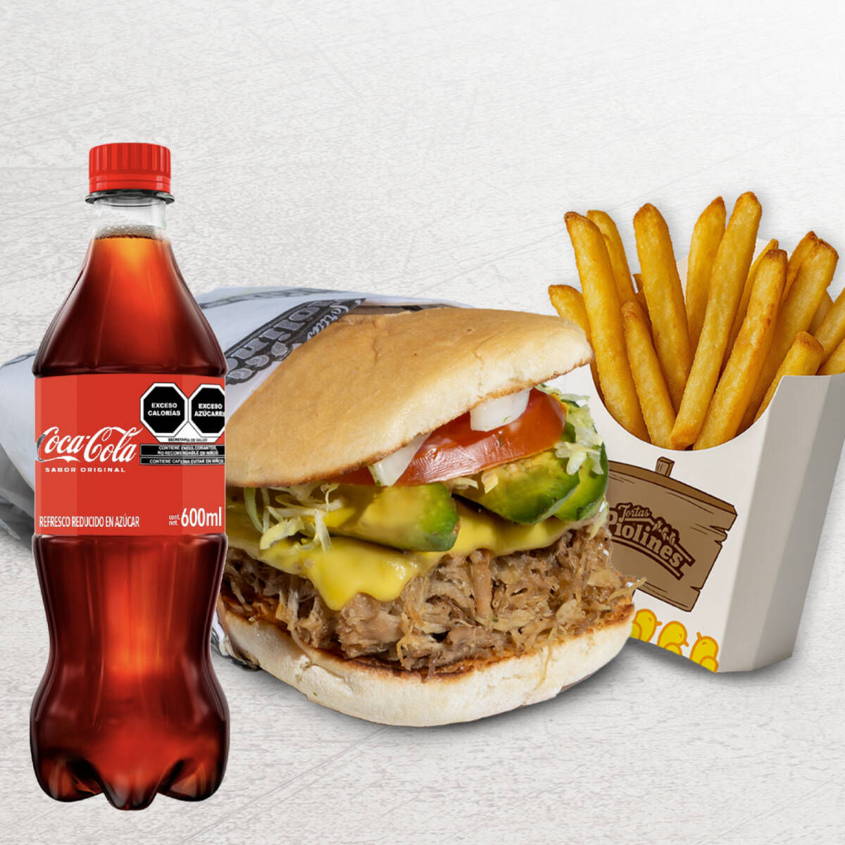 Combo Torta Lomo Clásica + Coca (600ml)