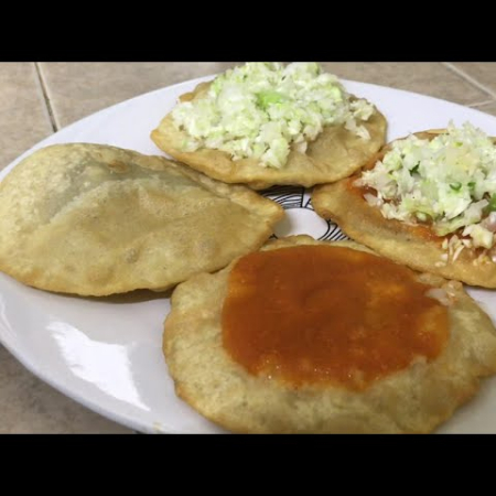 panuchos pollo (4 piezas)