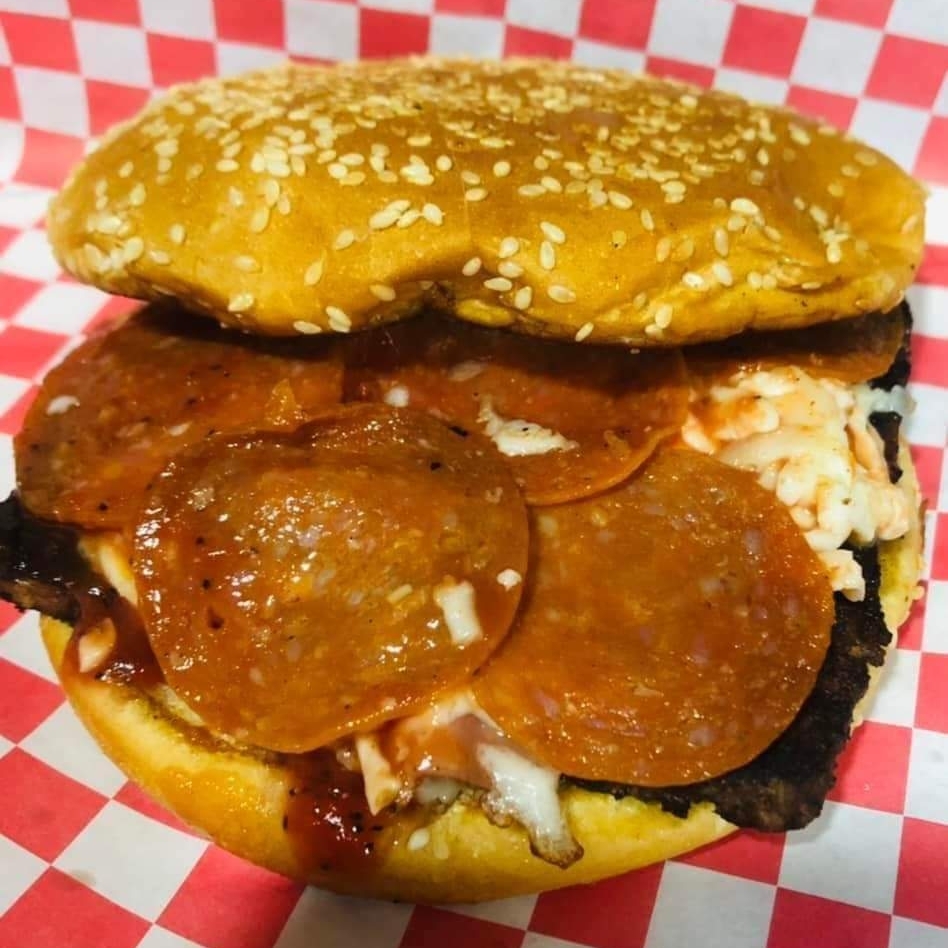Hamburguesa pizza