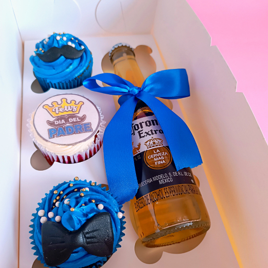 Cajita Cupcakes Feliz Día del Padre