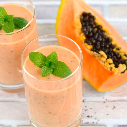 Jugo de Papaya con Leche 21 Oz