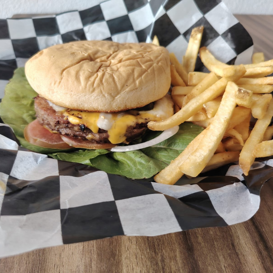 Hamburguesa Con Papas