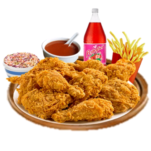 1 Pollo Campero (8 Piezas) + Peñafiel 2L
