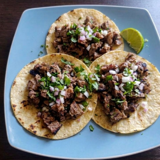 Tacos de Arrachera 3 Pzs