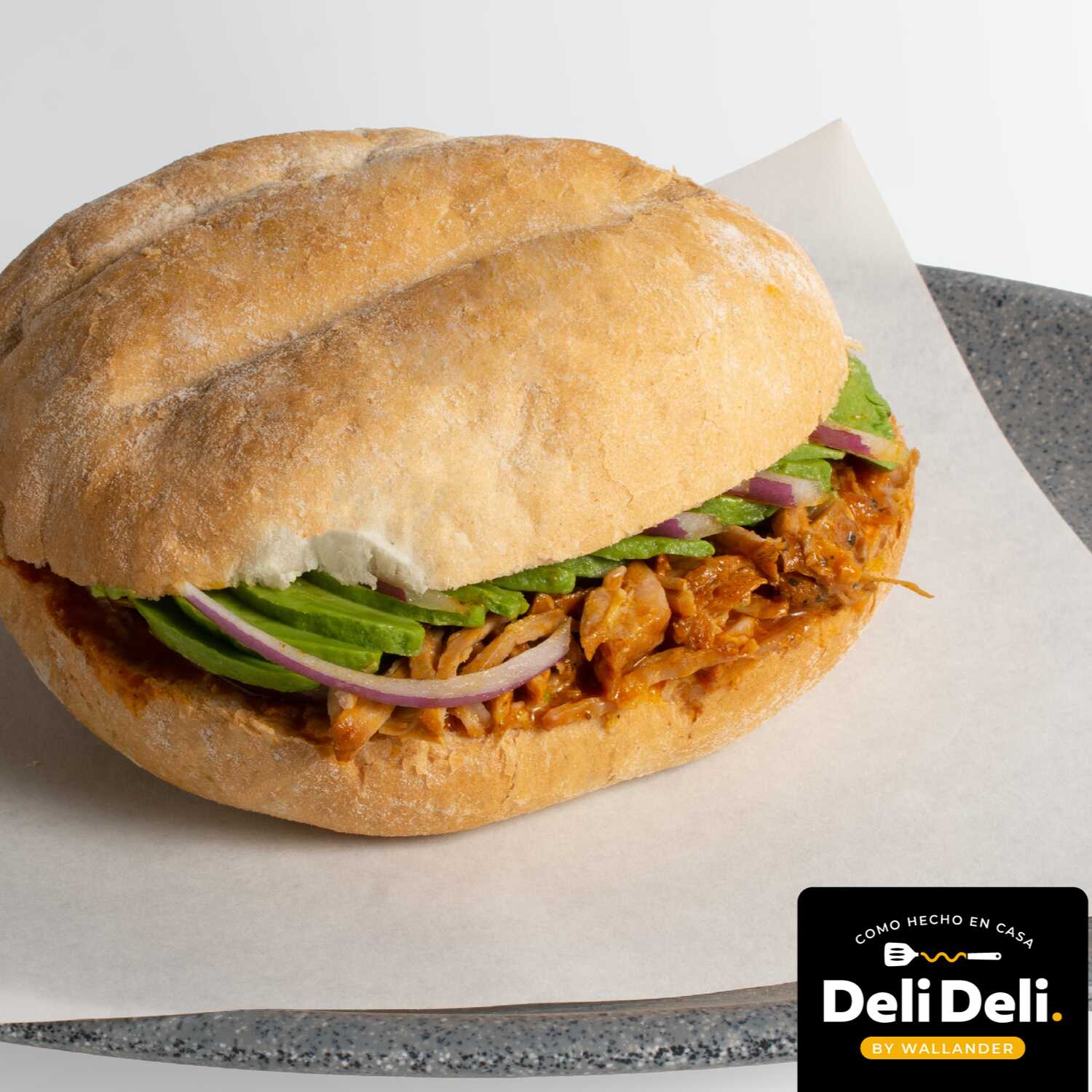 Torta Deli de Cochinita Pibil
