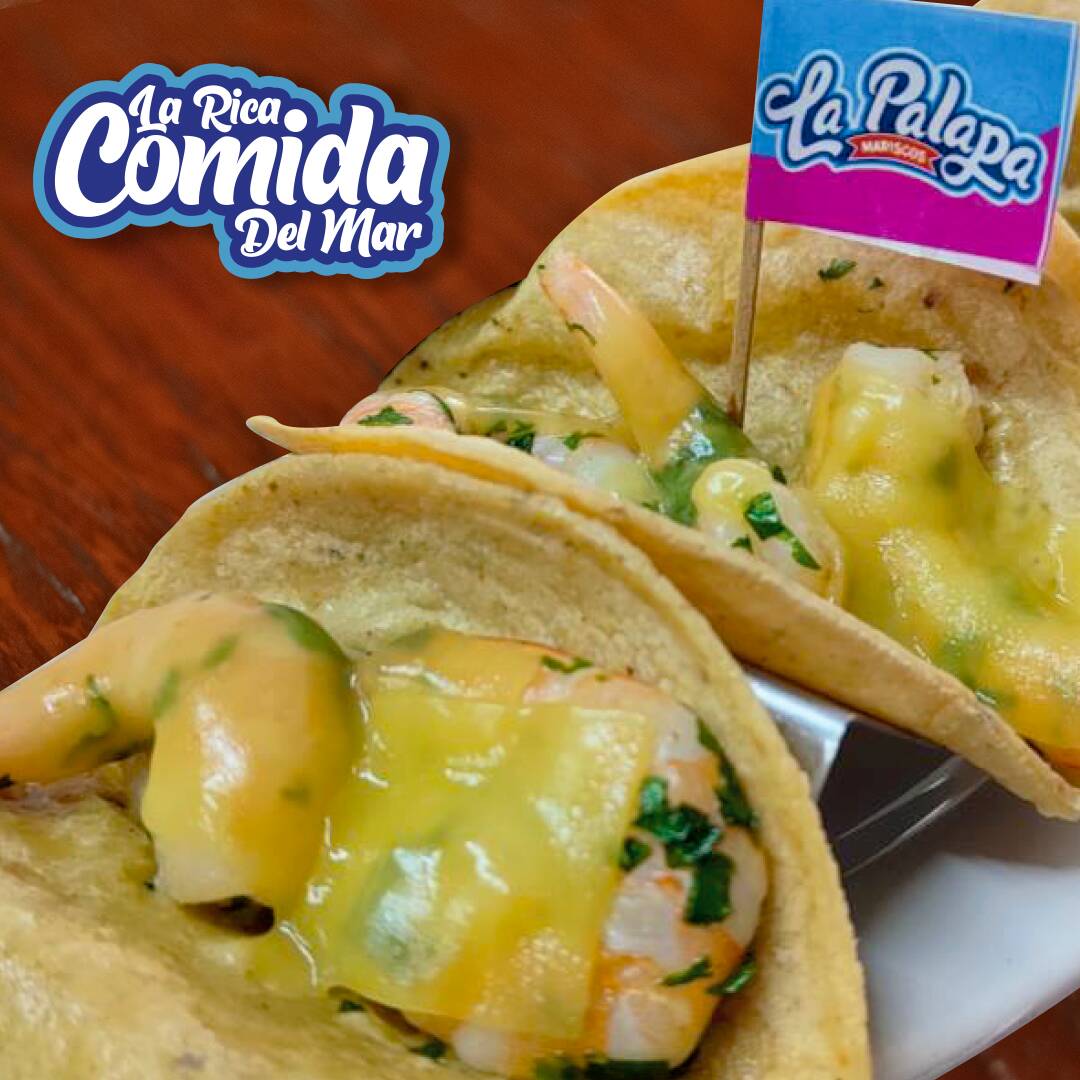 Tacos de Camarón con Queso
