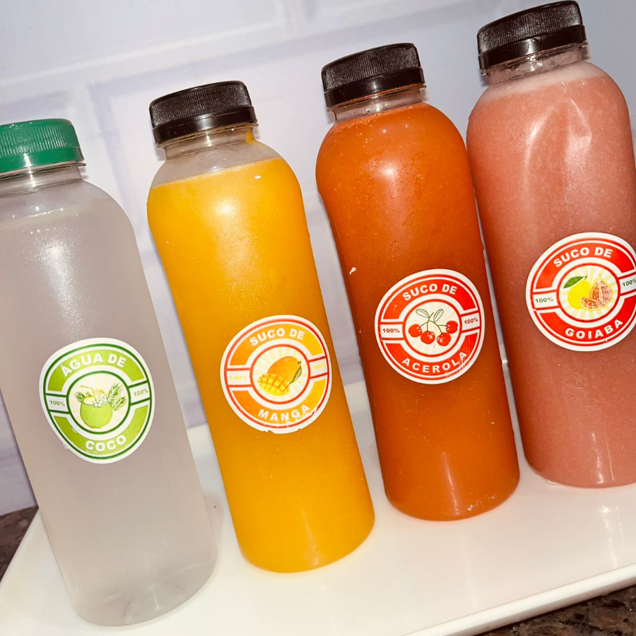 Suco natural, sem conservantes, sem corantes, do sítio direto para sua casa.